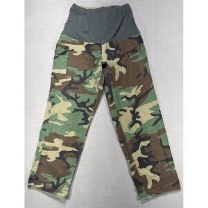 US Military Maternity Slacks 12R‎ x 32 Woodland Camouflage Utility Work Uniform